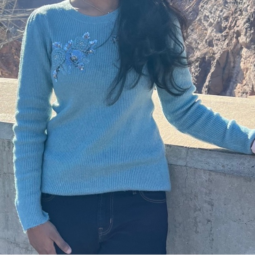 Loft Sequin Sweater. Womans Christmas Gift Size S
